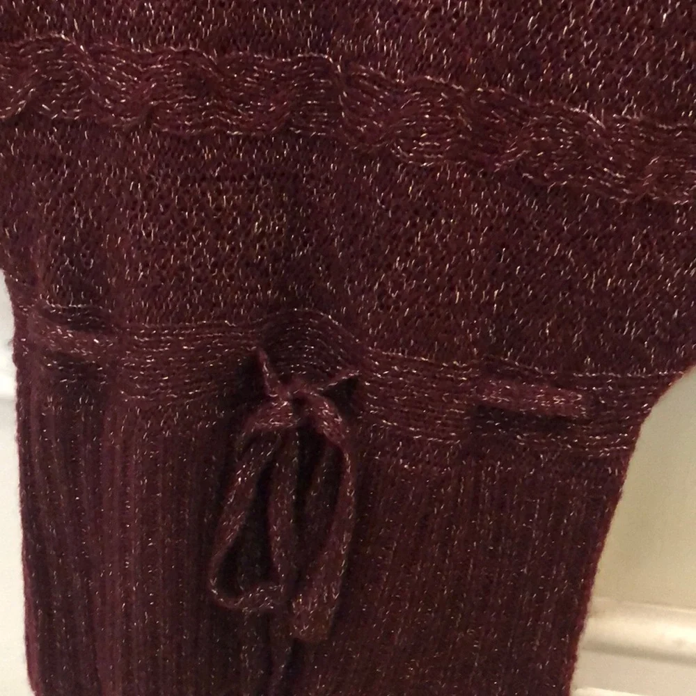 Burgundy Knit Sweater - Picture 3 of 3